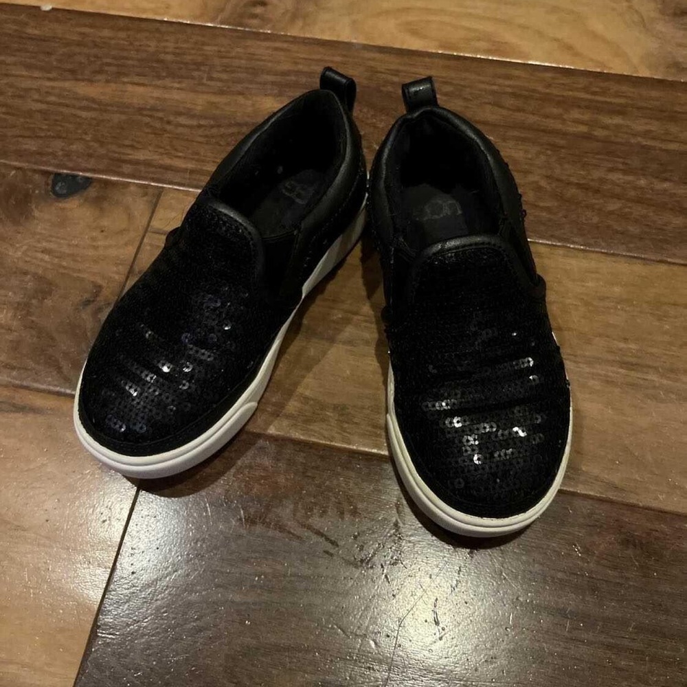 UGG black sequin girl kid shoes